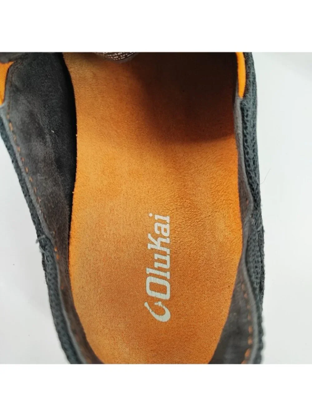 OluKai Nohea Mesh Men's Size 8 Slip-On Loafers Black Shoes 10188-4242